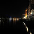 An der Hansegracht nachts um halb eins...
