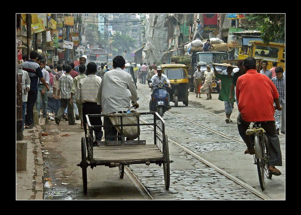 ...An der Howrah Bridge....