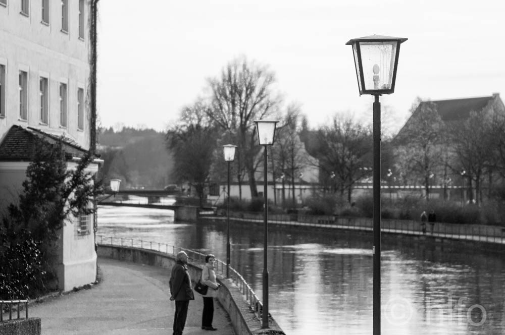 An der Isar in Landshut