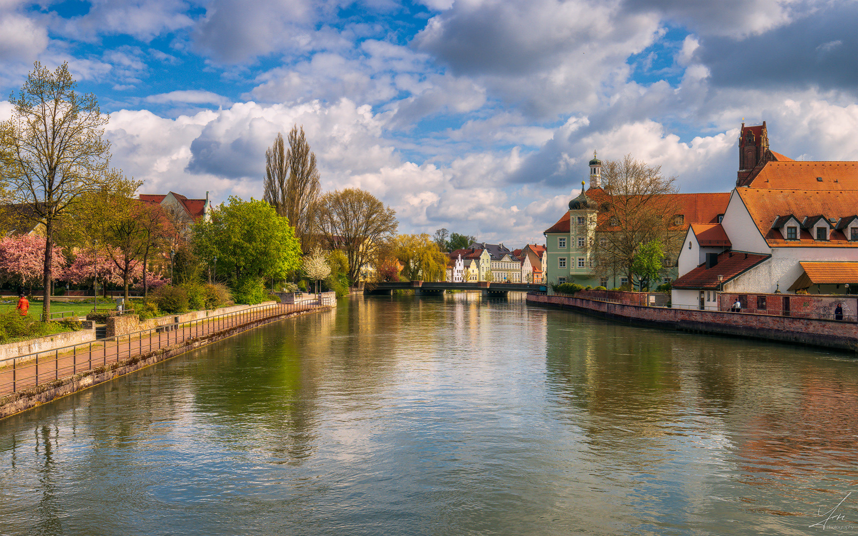 An der Isar in Landshut