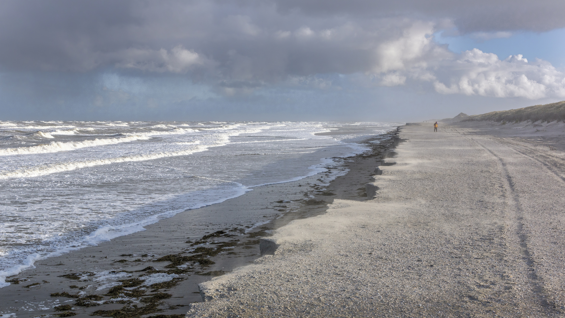 An der Kante von Langeoog