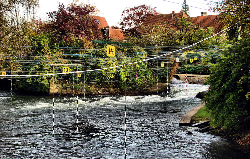 An der Kanustrecke in Lippstadt