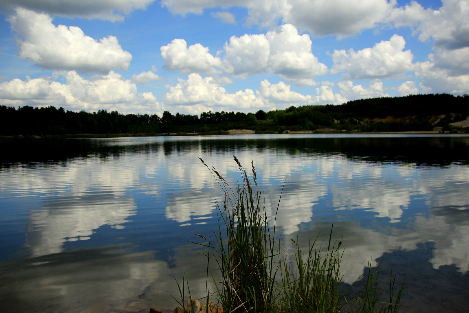 An der Kiesgrube in Kleinsaubernitz bei Bautzen