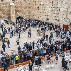 An der Klagemauer auf dem Tempelberg in Jerusalem