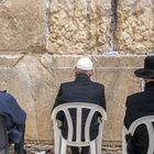 An der Klagemauer auf dem Tempelberg in Jerusalem