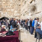 An der Klagemauer auf dem Tempelberg in Jerusalem