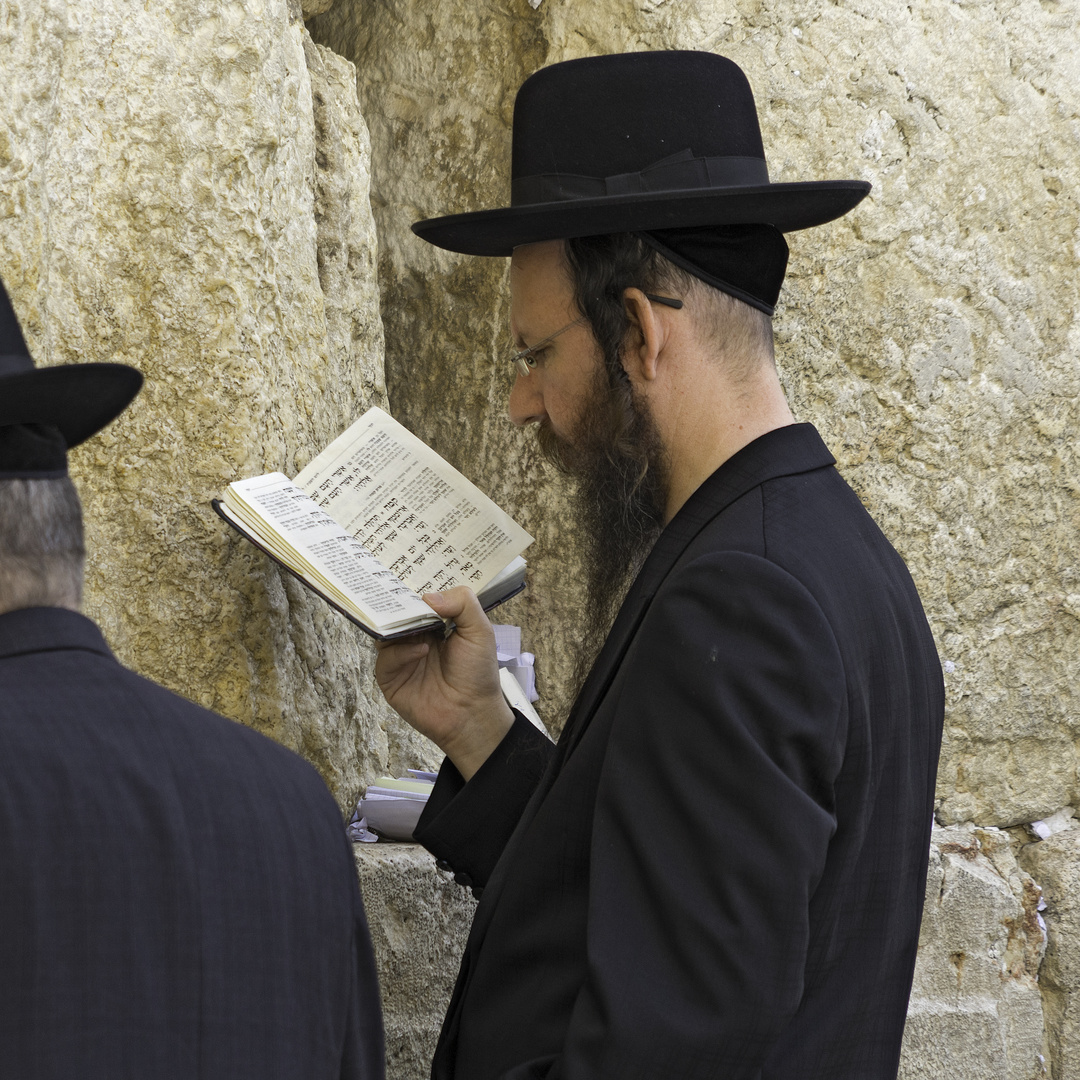 An der Klagemauer in Jerusalem  #1