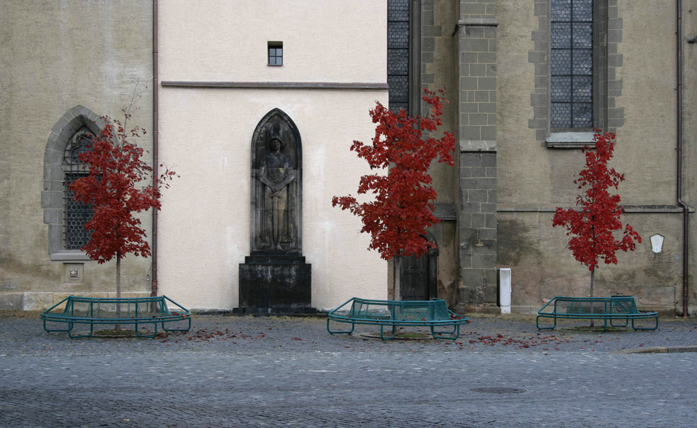 An der Klosterkirche in Zittau