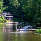 An der Kriebsteintalsperre Richtung Lauenhain