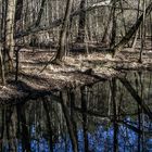 AN DER KRUMMEN LAKE IST DER BLAUE HIMMEL UNTEN