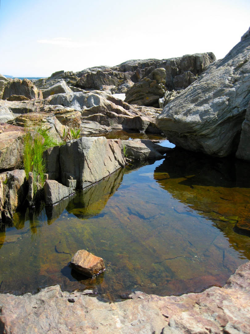 An der Küste bei Boothbay Harbor