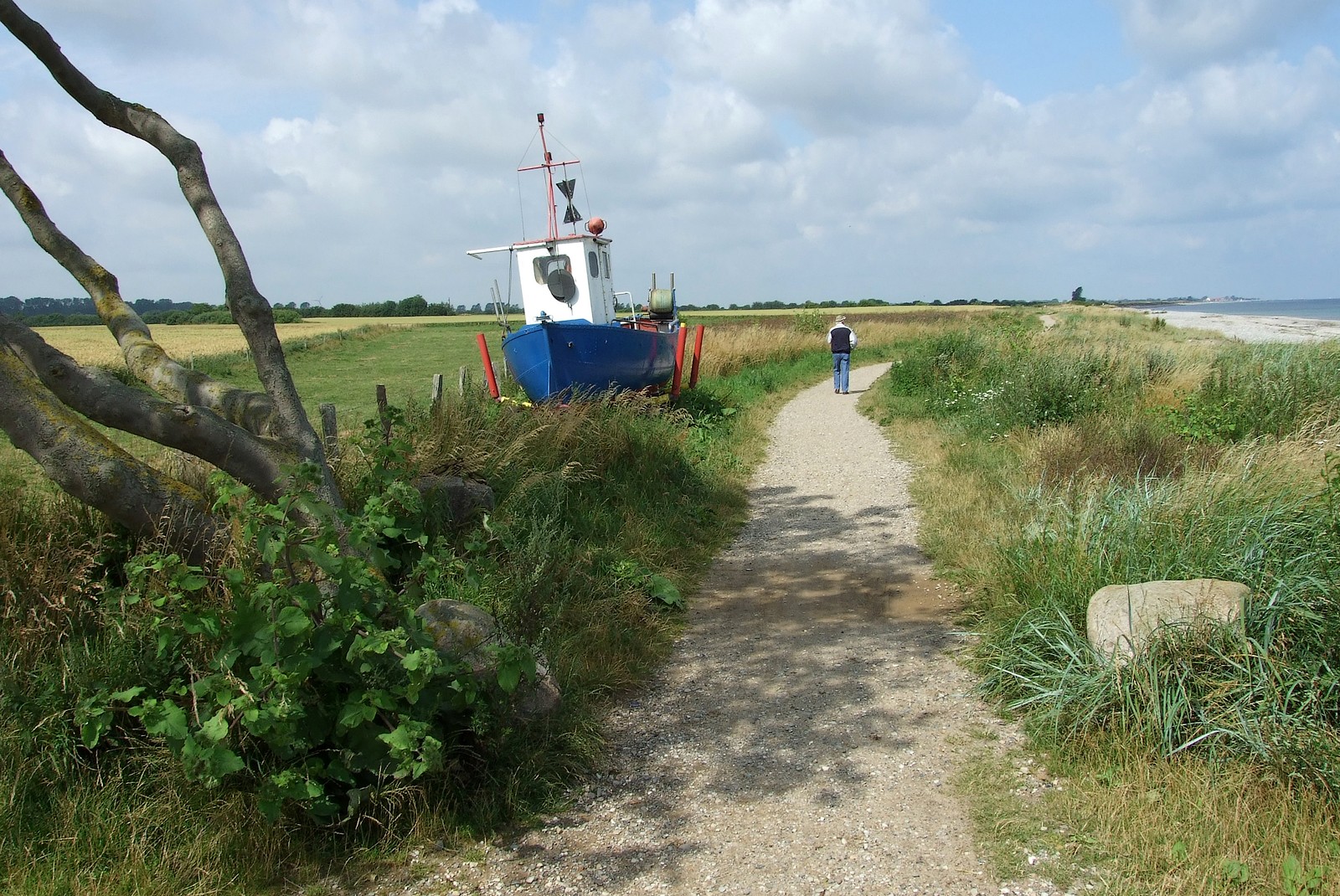 An der Küste entlang