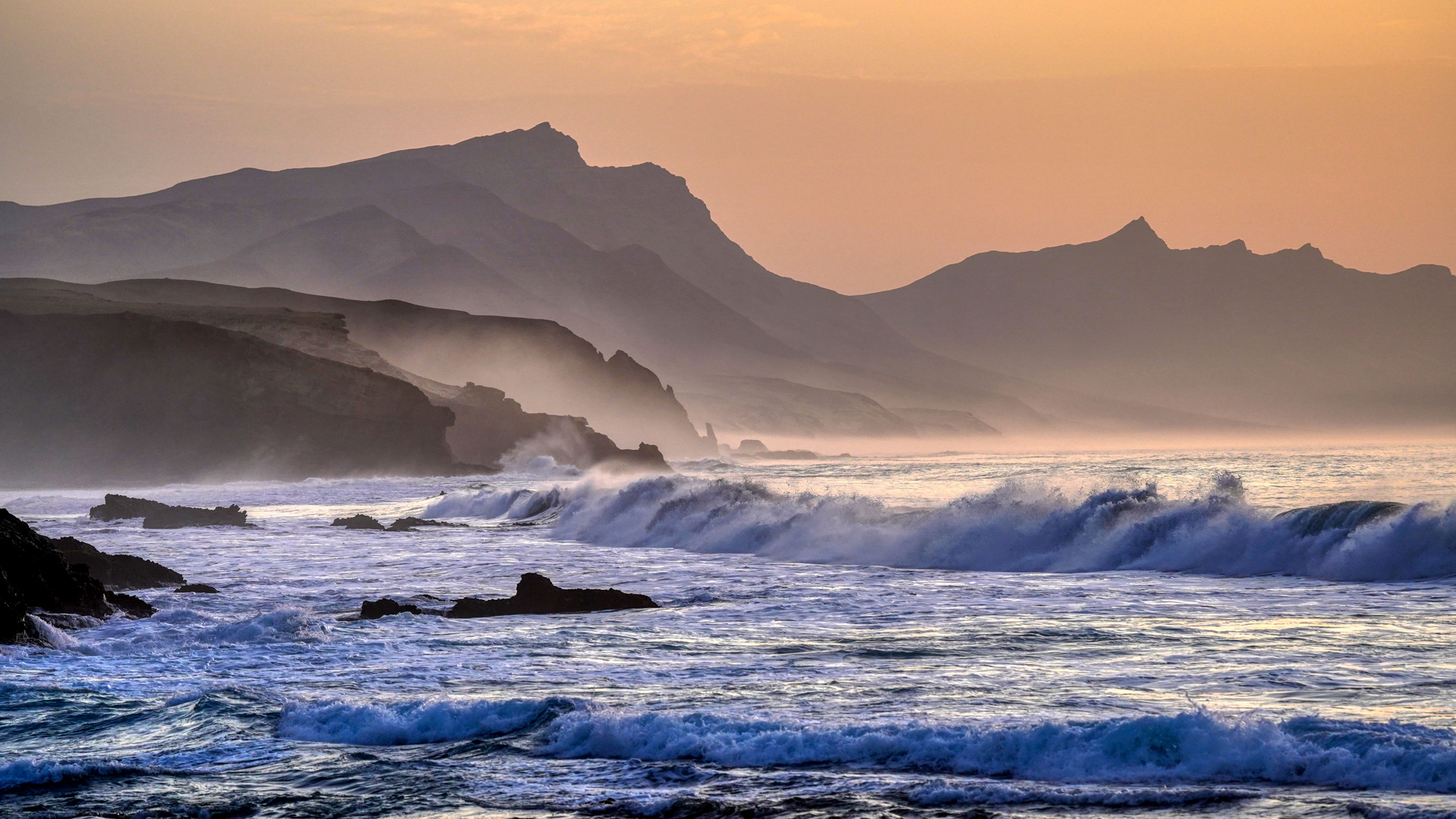 an der Küste La Pared Fuerteventura