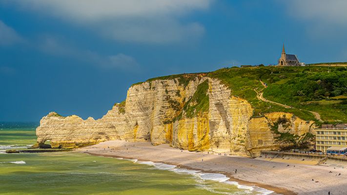 An der Küste Étretats