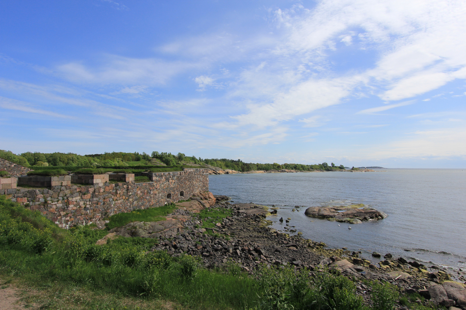 An der Küste von Suomenlinna