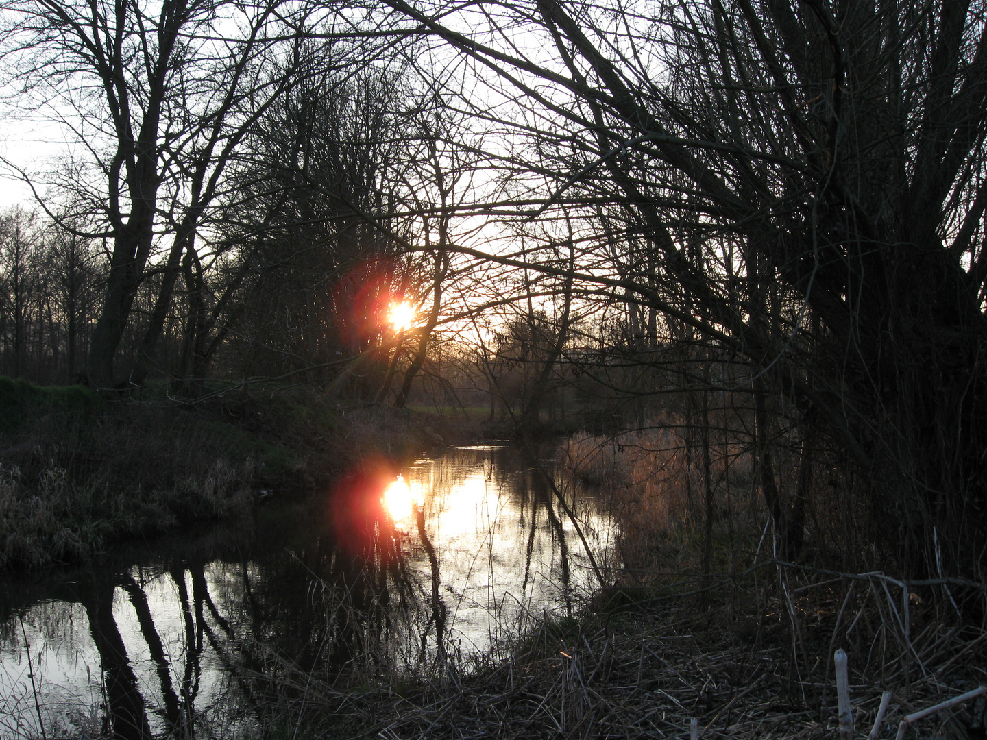 An der Lüder bei Dämmerung