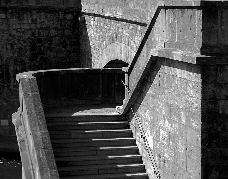 An der Marienbrücke in Würzburg