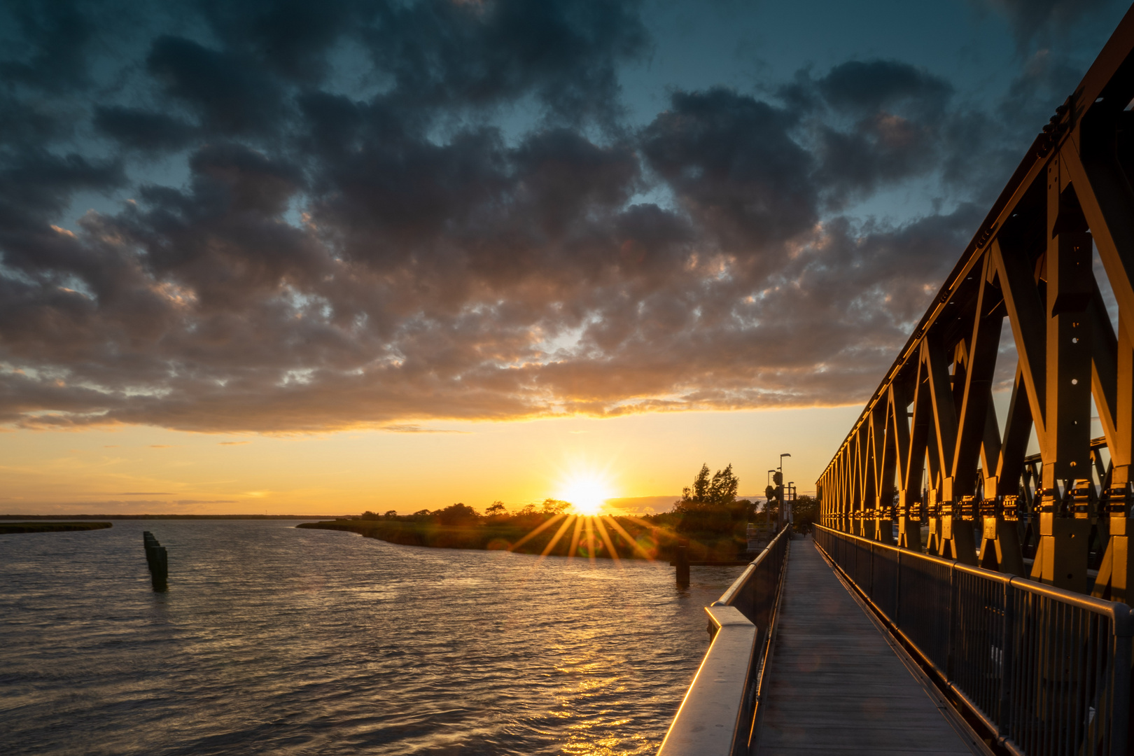 An der Meiningenbrücke Richtung Darß 1