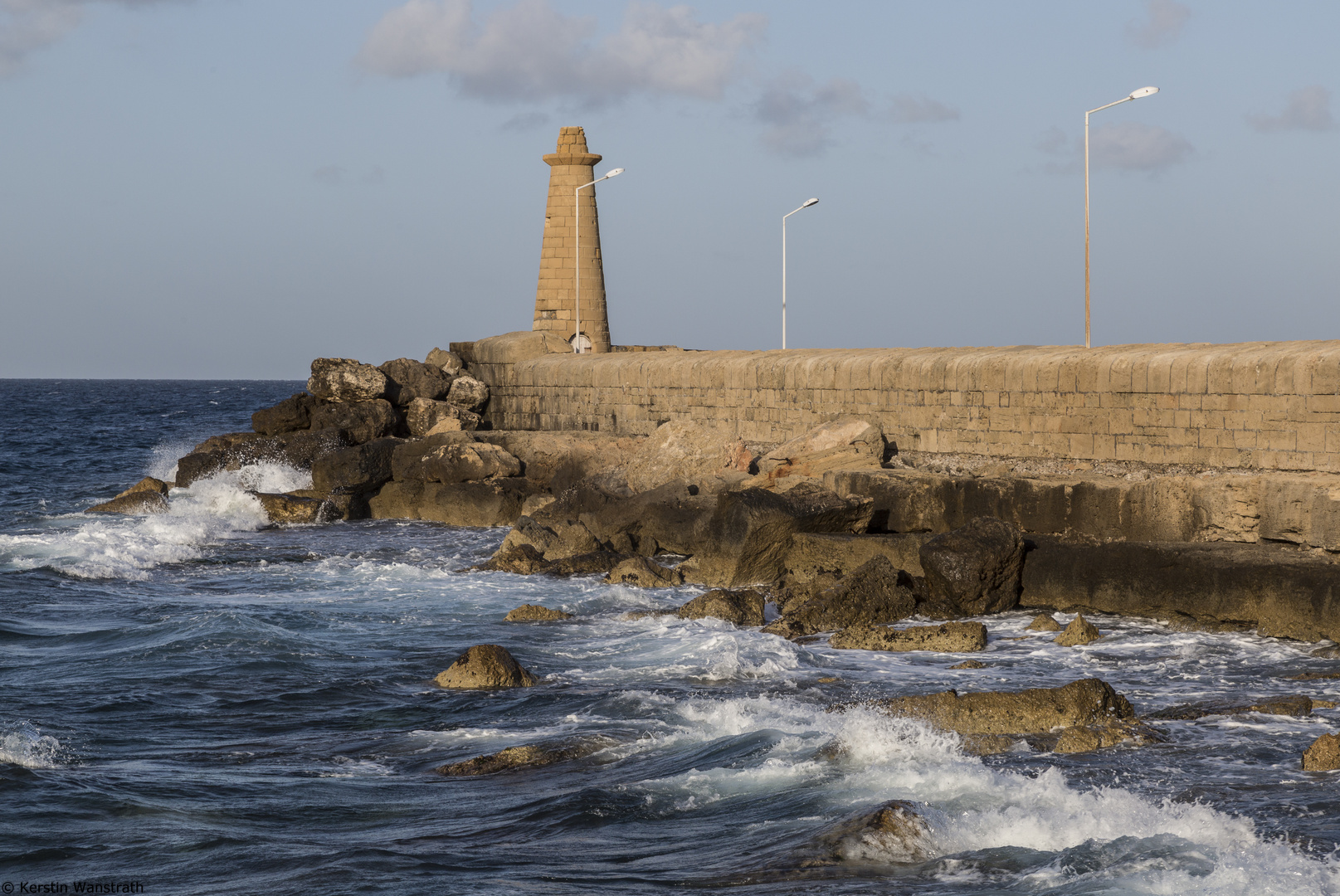 An der Mole in Kyrenia, einem kleinen Hafenstädtchen im Norden Zyperns