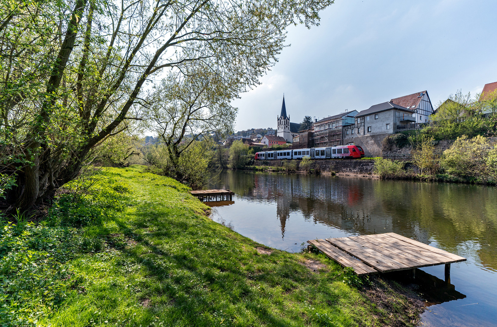 An der Nahe hellem Strande