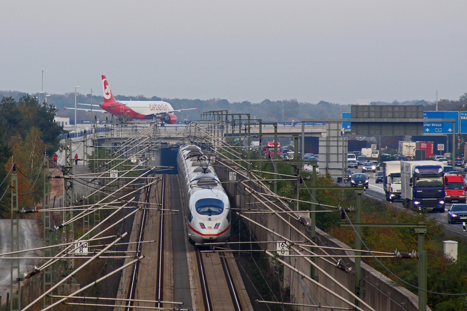 An der neuen Landebahn Nordwest