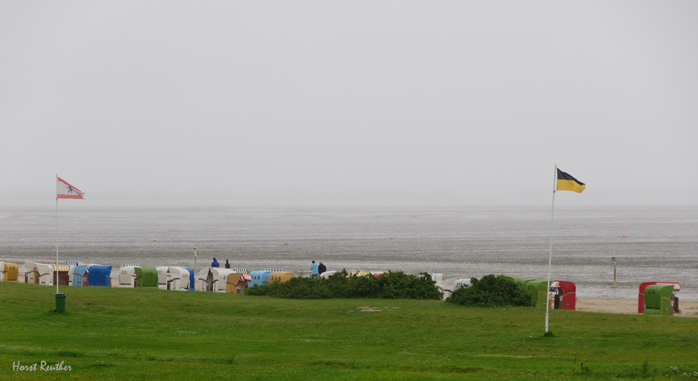 An der Nordsee am heutigen Sonntag.