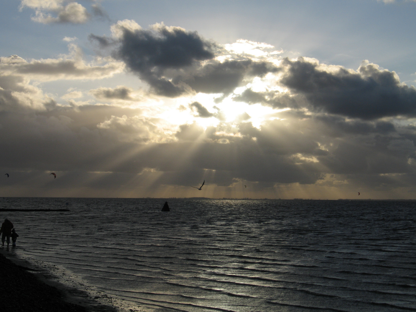 An der Nordsee vor dem Gewitter