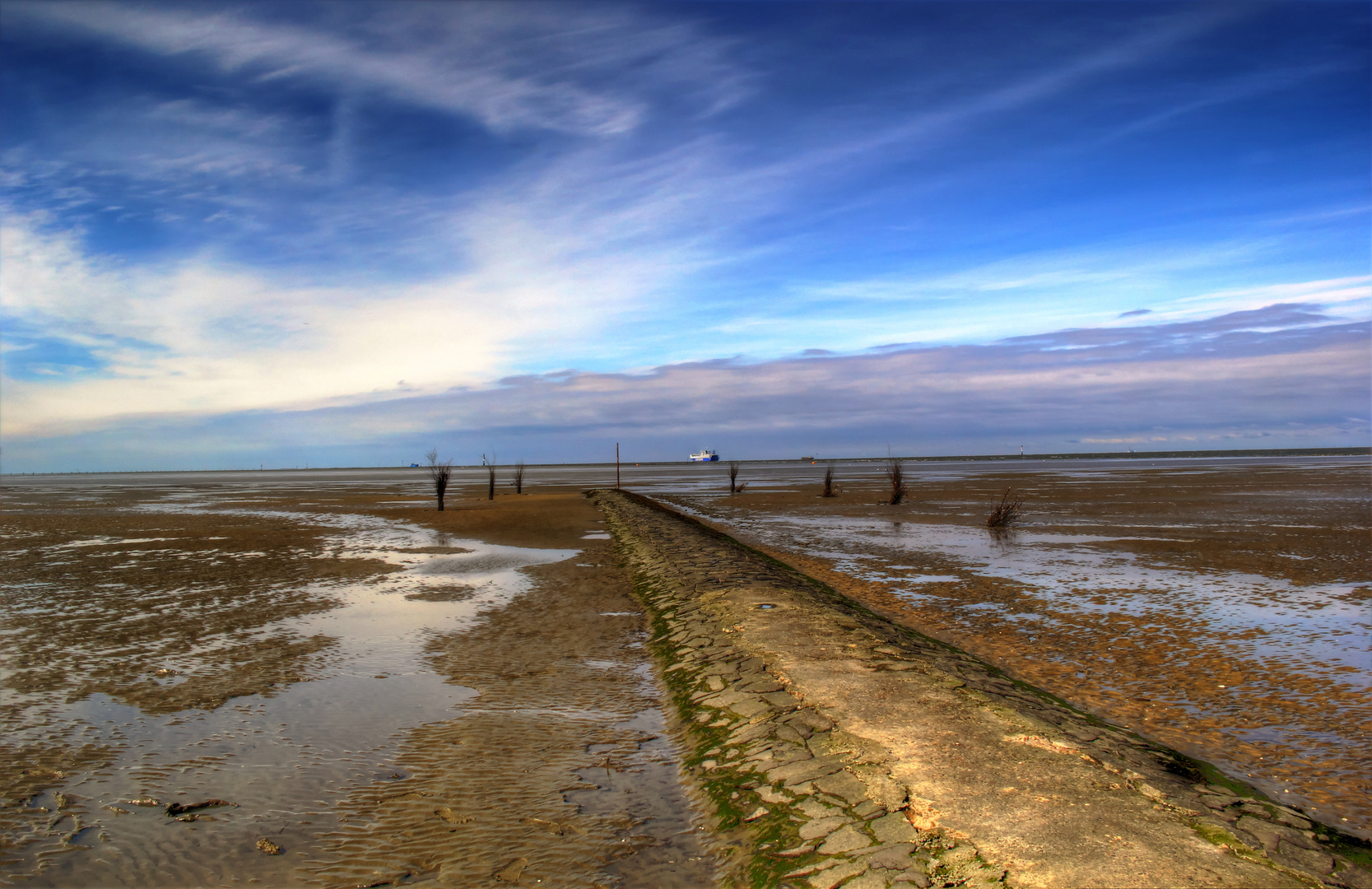 An der Nordseeküste ...