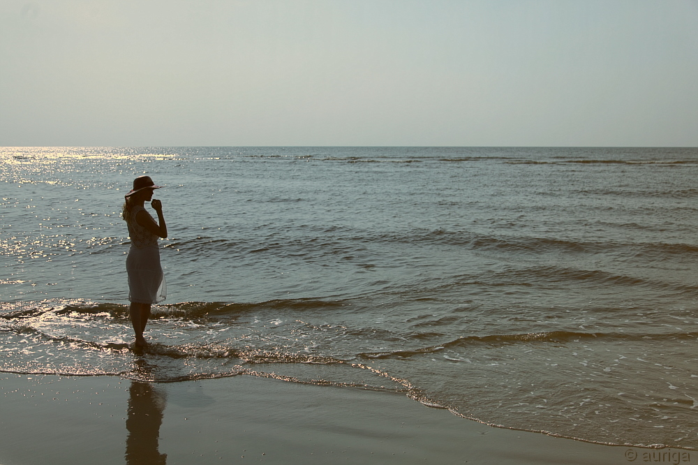 An der Nordseeküste, am norddeutschen Strand...