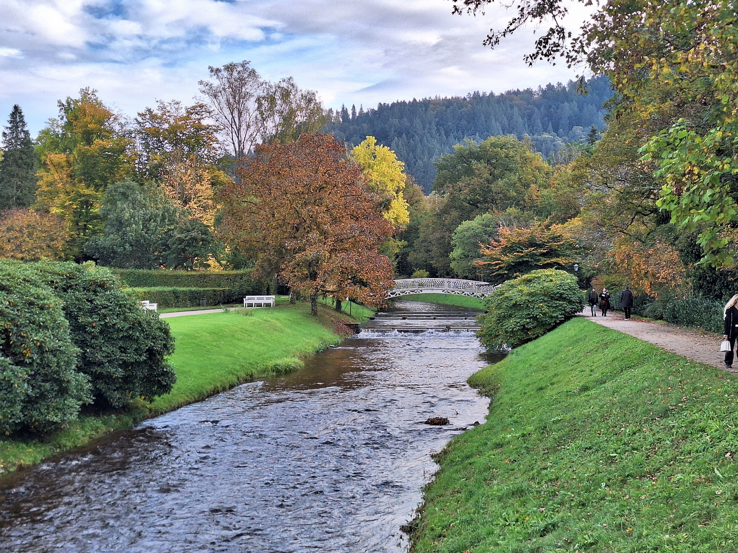 an der Oos im Oktober 2024