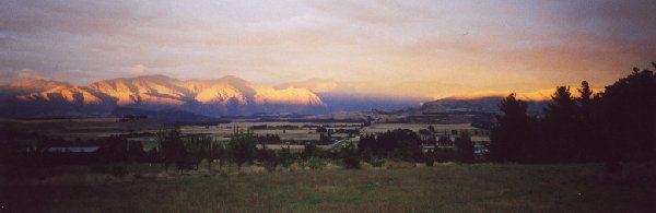 An der Ostseite der Alpen beimn Lake Hawea