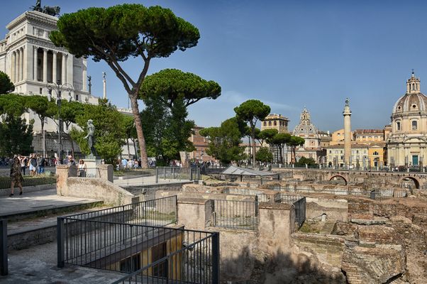 An der Piazza di Venezia