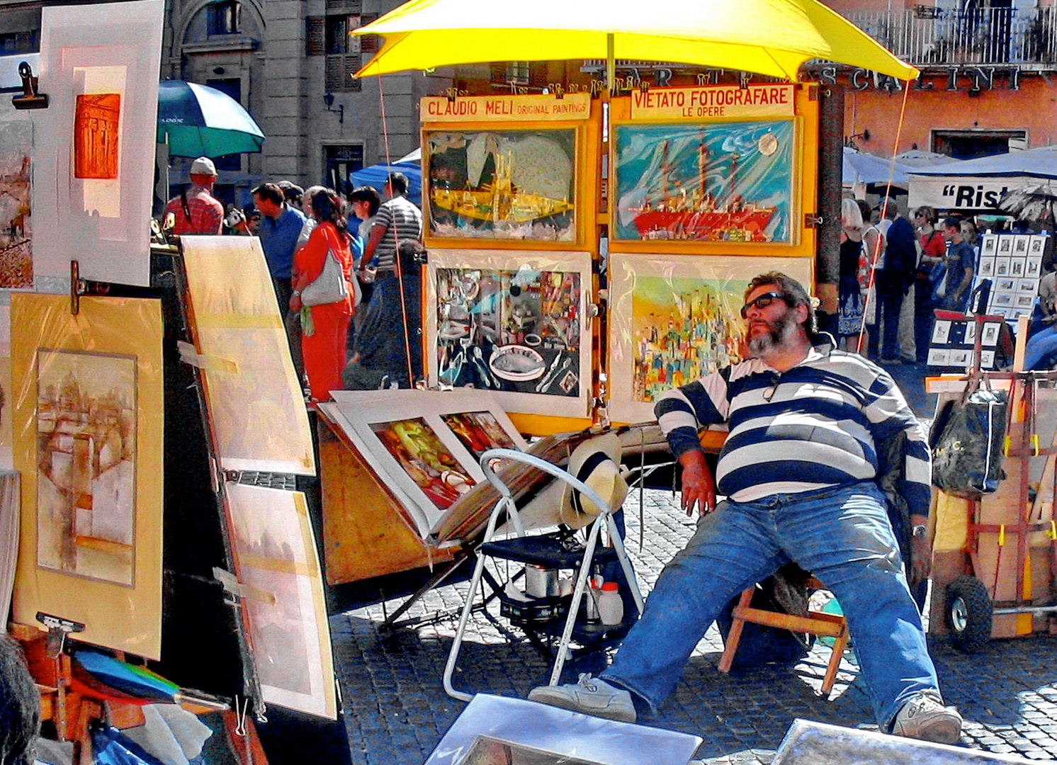 An der Piazza Navona, Rom