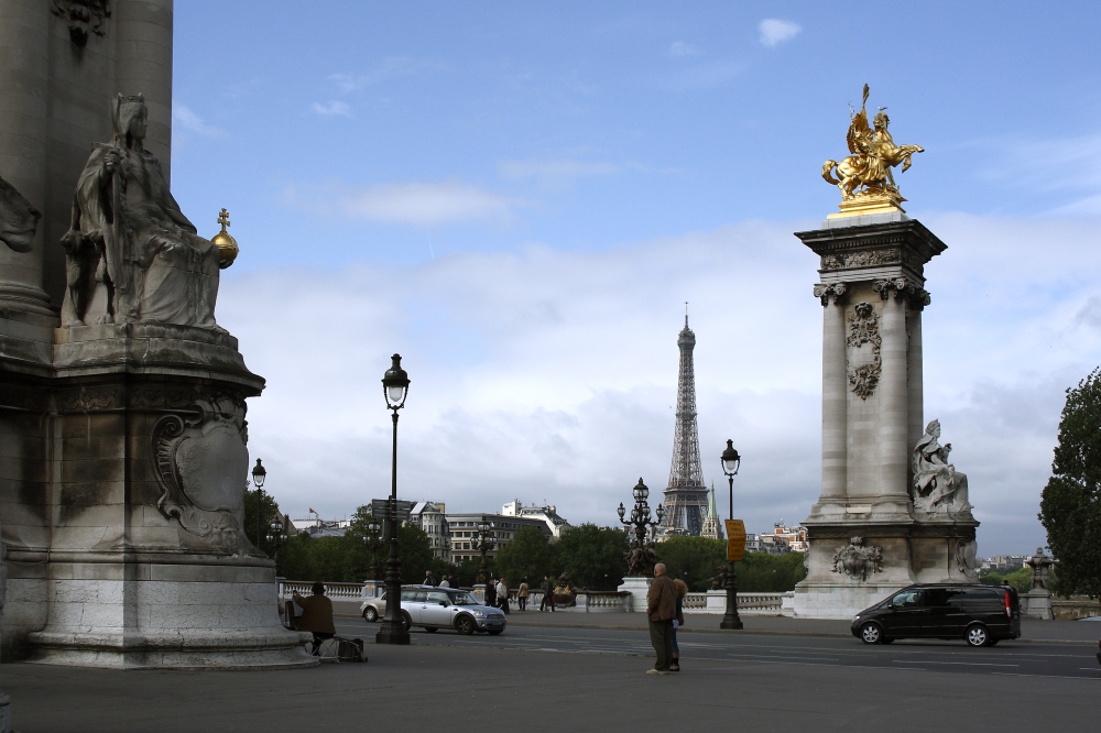 an der Pont Alexandre III