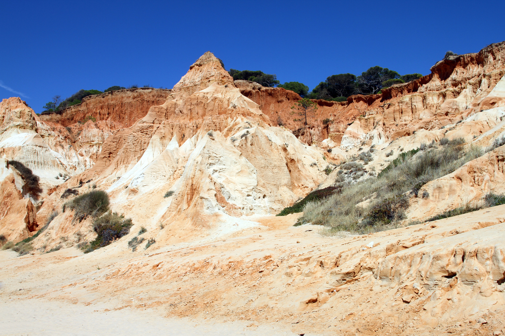 an der Praia de Falesia