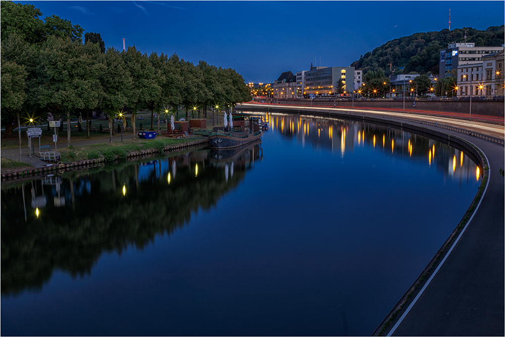 An der Saar in Saarbrücken