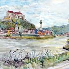 An der Salzach, Burghausen