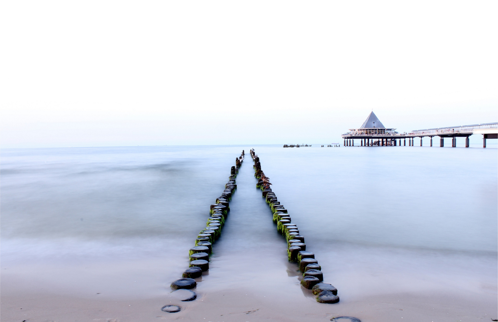 An der Seebrücke Heringsdorf ...