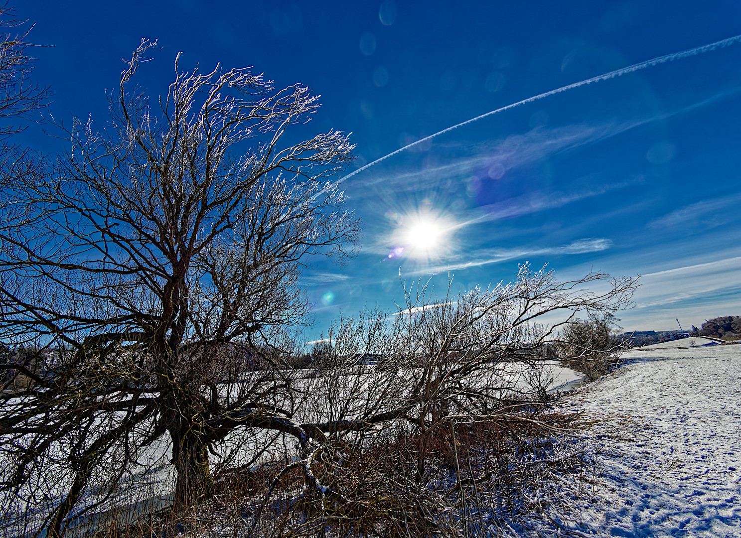 an der Sonne vorbei