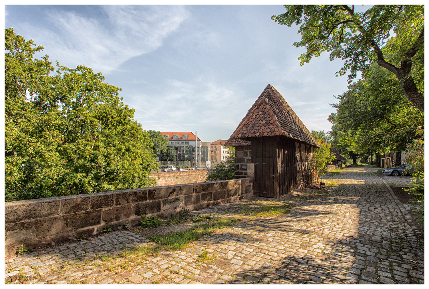 An der Stadtmauer...