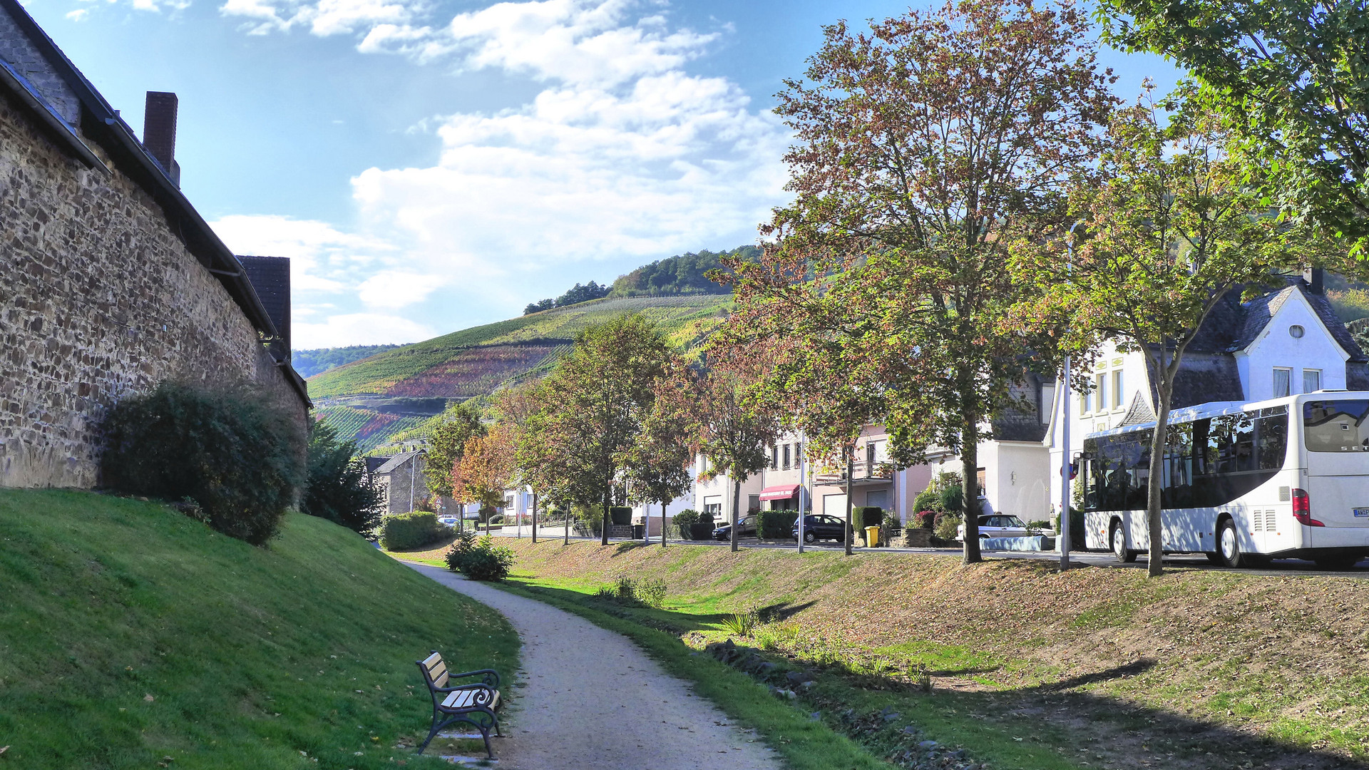 An der Stadtmauer in Ahrweiler