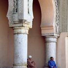 An der Stadtmauer von Meknès