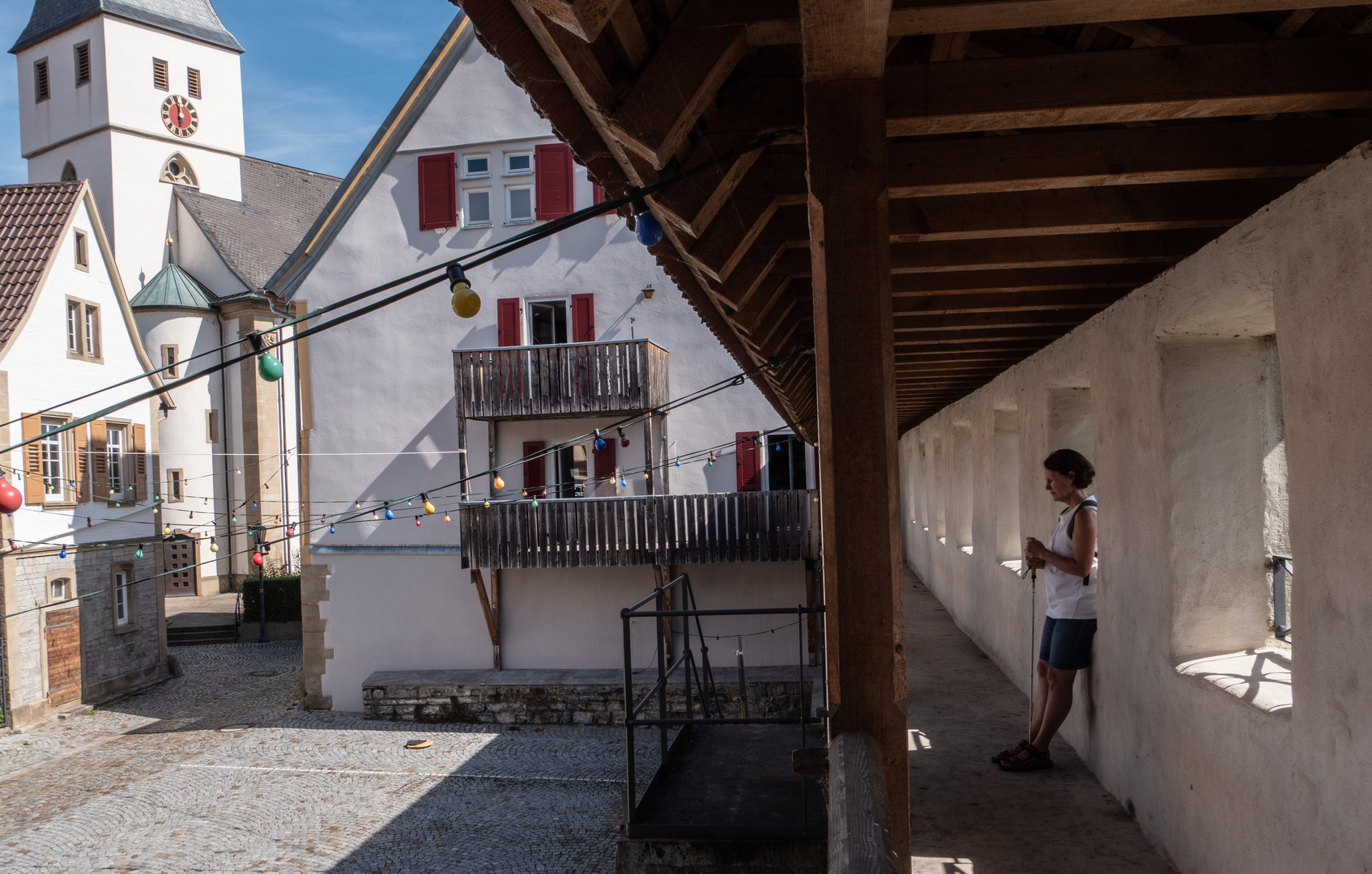 An der Stadtmauer von Neudenau