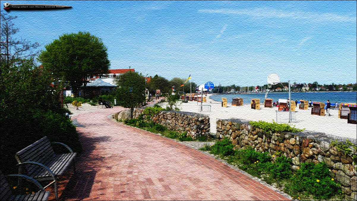 An der Strandpromenade von Eckernförde...