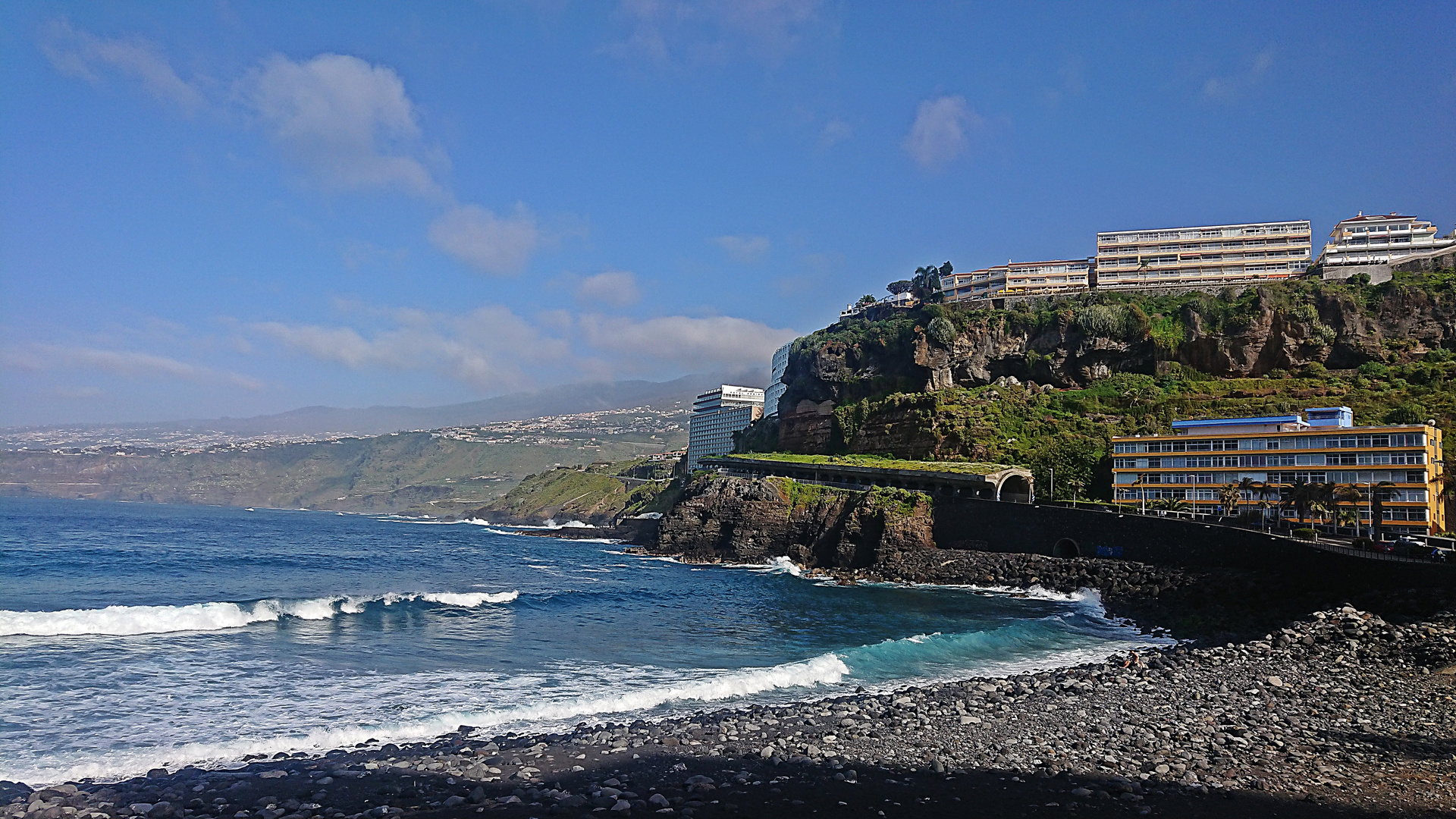 An der Strandpromenade von Puerto de la Cruz 