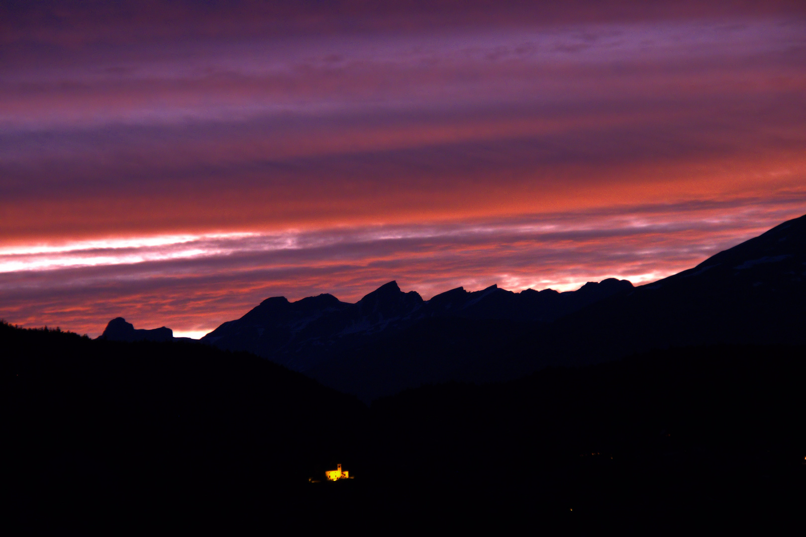 An der Tag-Nacht Grenze