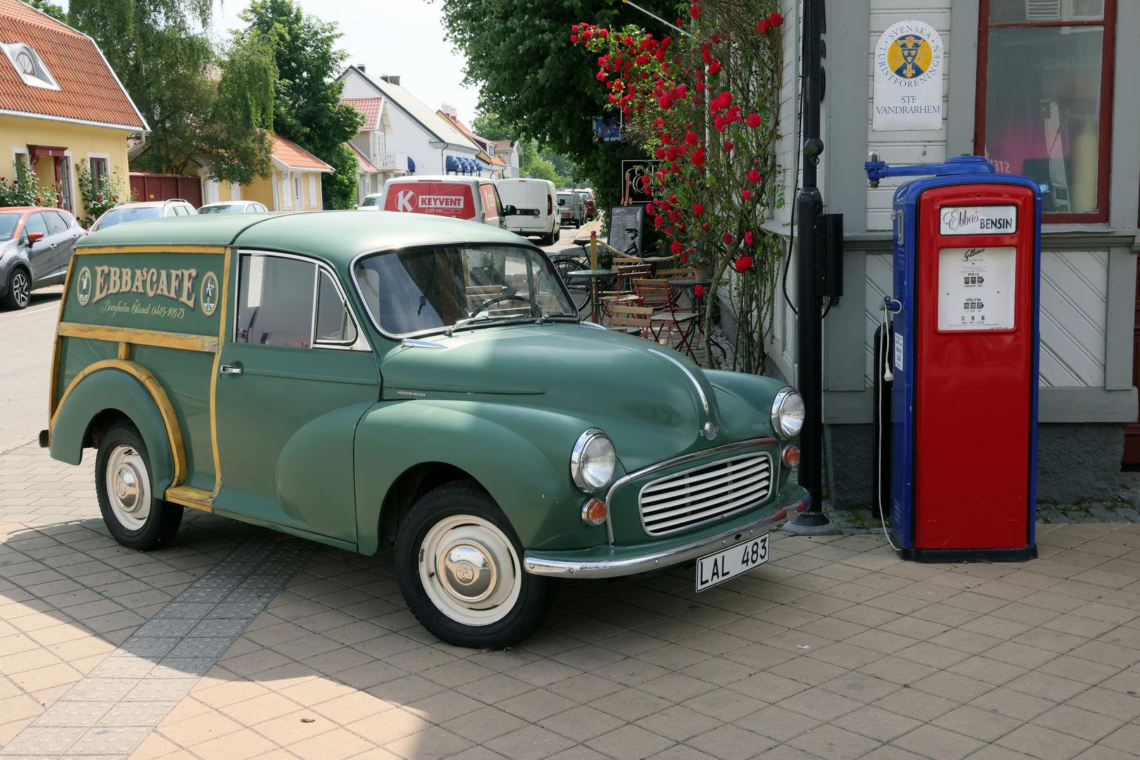 An der Tankstelle