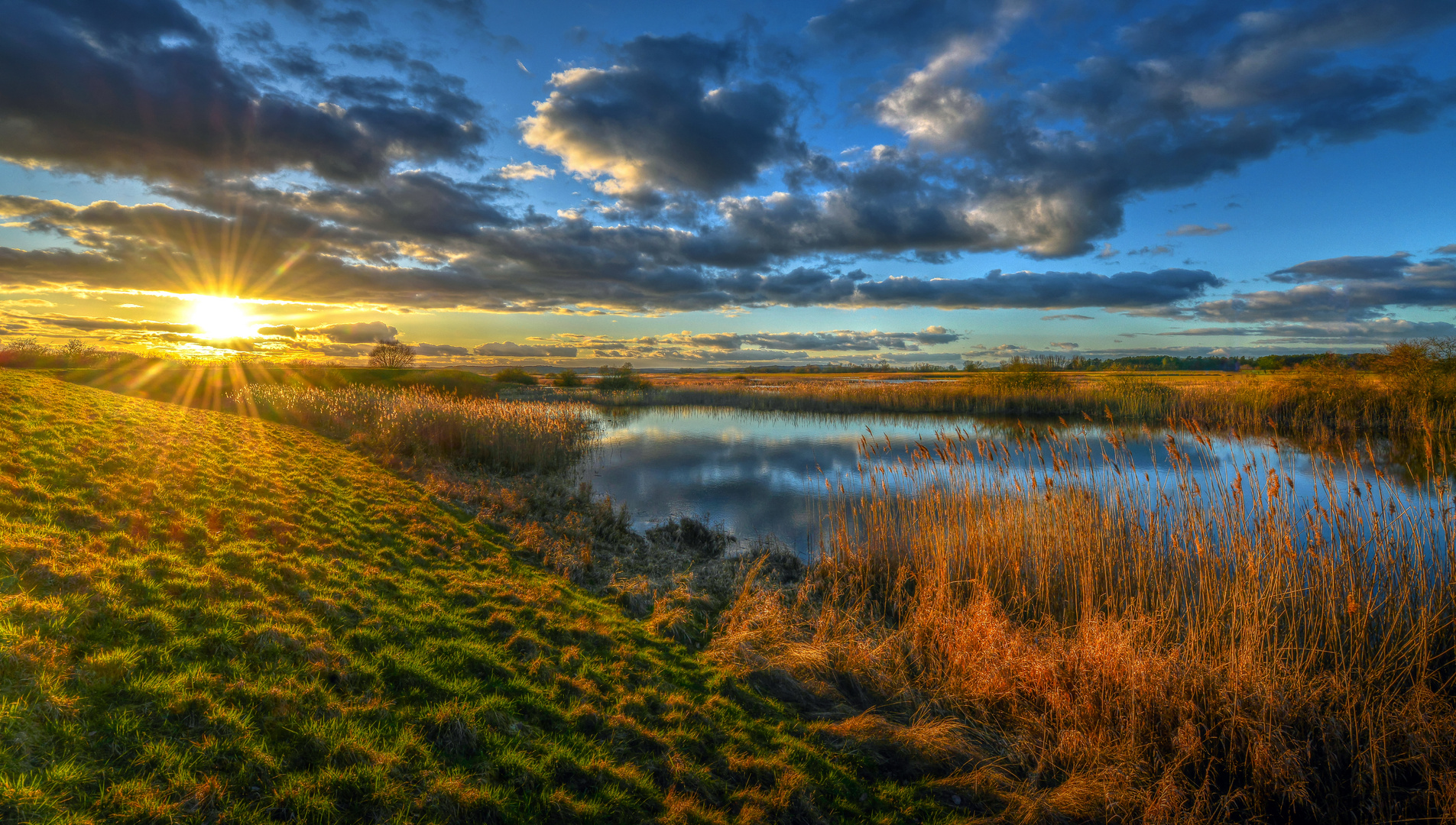 An der " Tauben Elbe "...