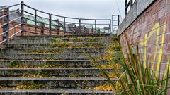 an der treppe