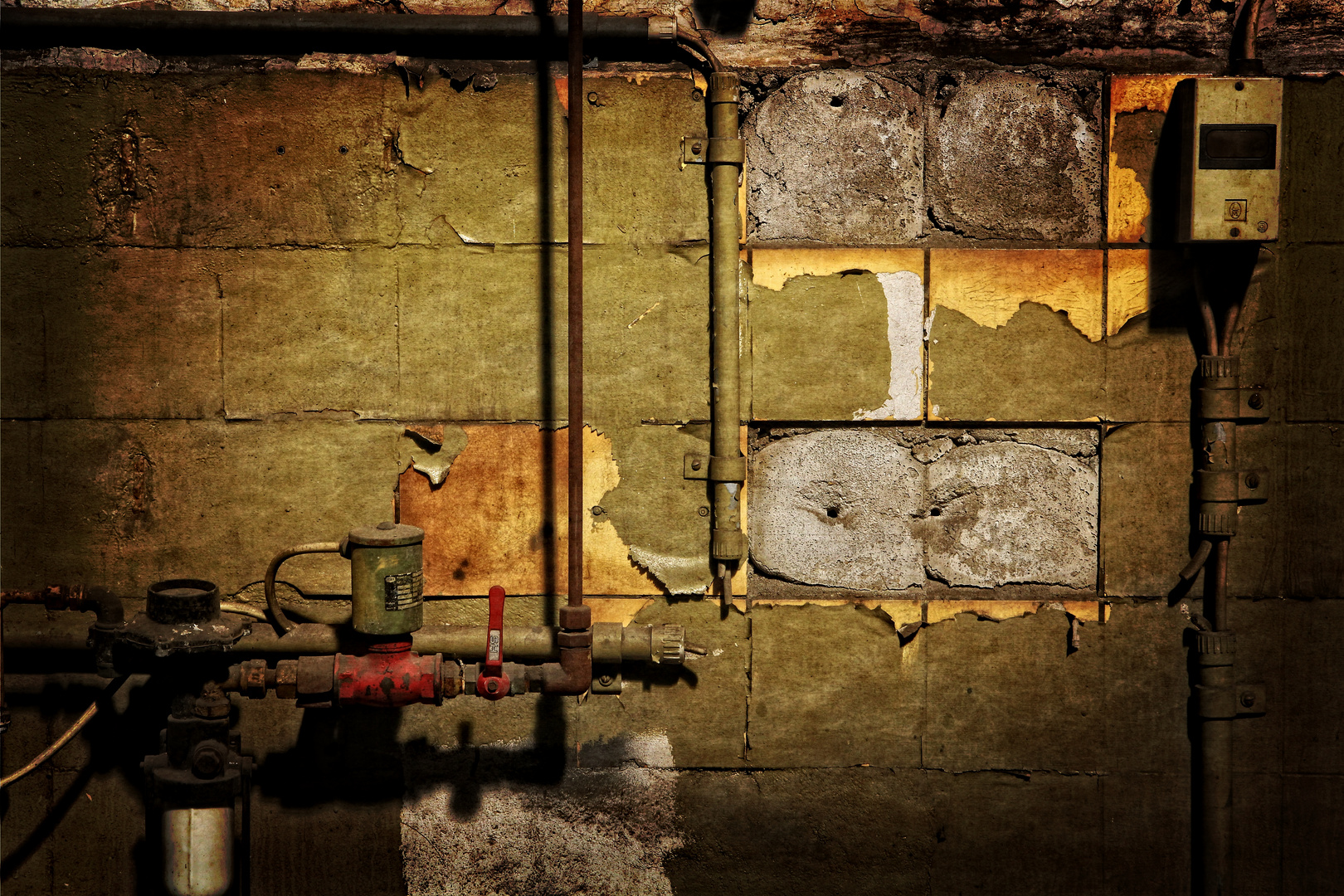 An der Wand Foto &amp; Bild industrie und technik, technikdetails